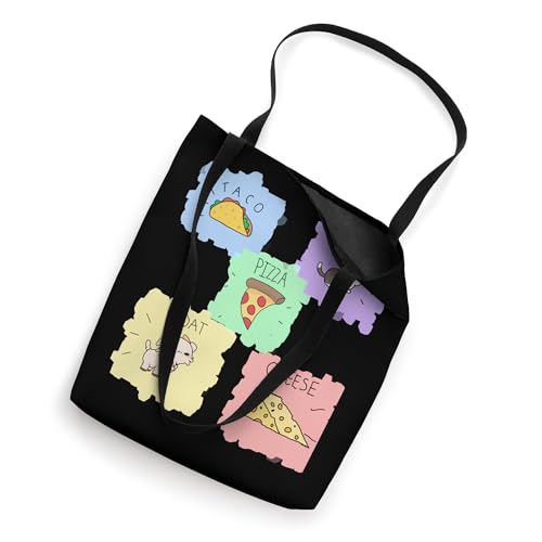 Taco Cat Goat Cheese Pizza Artwork 2 Tote Bag miniatura 2
