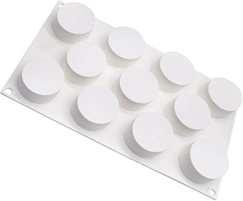 Miniatura 7 de Molde de silicona con forma de cilindro de 1186 cavidades para hornear, postres, helados, mousse, herramientas de decoración de fondant (11