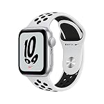 Apple Watch Nike SE (GPS + Cellular), Caixa alumínio prateado de 40 mm com Pulseira esportiva Nike platina‑pura/preta 17 41kcmftd0vL. SS150