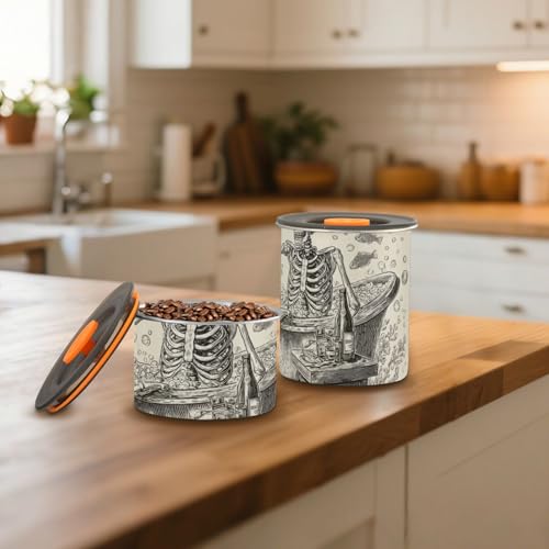 Contenedor de Almacenamiento para Café de Acero Inoxidable 900 ml miniatura 7