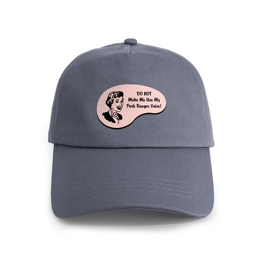 CafePress Park Ranger Voice Cap Unique Adjustable Baseball Hat Gray