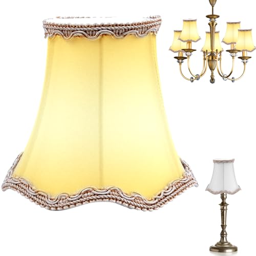 Lampenschirm Vintage, Lampenschirm 70er Jahre, Lampen-schirm Retro, Antike Lampenschirme, Stoff Vintage Lampenabdeckung füR E14/E27 Tischlampen Und Stehlampen, Wandlampen, Dekorative InnenräUme