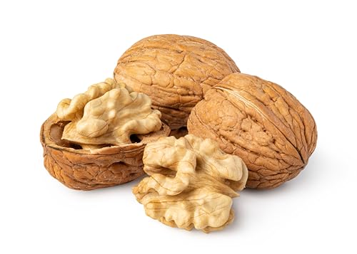 A’lucra Walnüsse in der Schale JUMBO 1 kg | Walnüsse aus Chile 34-36 mm | Knackige Walnüsse für gesunde Snacks & die Gourmet-Küche | Perfekt für deinen Nussknacker | Walnusskerne in Top-Qualität