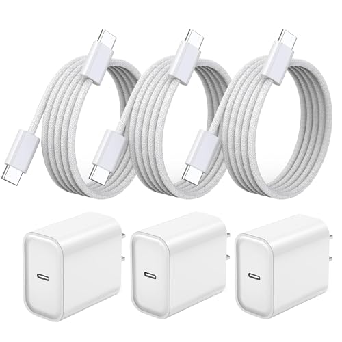 iPhone 17 16 15 Pro Max Charger Fast Charging 3Pack 20W Apple Fast Charger