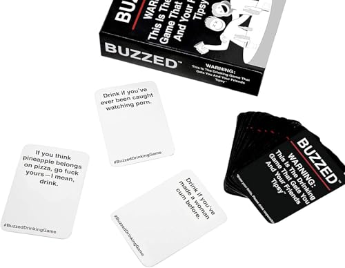 Image of Buzzed Party Card - Fun Social Activity for Friends & Adults | Hilarious Icebreaker for Game Nights, Parties & Gatherings