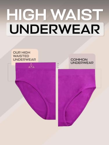 Image of Balanced Tech Moisture Wicking Underwear for Women, Seamless Workout Hipster Brief Bikini Panties