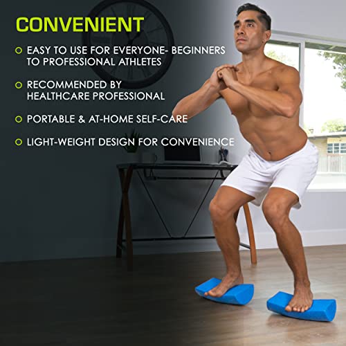 ProsourceFit Flex Foam Rollers for Muscle Massage, Physical Therapy, Core & Balance Exercises Stabilization, 12x3-in, Blue by ProsourceFit - Image 6
