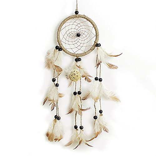 Atrapasueños hecho a mano con plumas, el regalo artesanal ideal para decoración 2