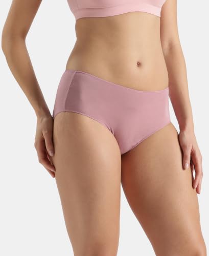 Image of Jockey 1802 Women High Coverage Micro Modal Elastane Stretch Hipster