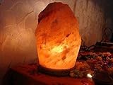 Magic Salt 3-5 KG Salt Lamp, Natural Himalayan Crystal Rock Salt Lamp Pink Light, Hand Crafted Wooden Base Direct from Foothills of The Himalayas, Comes with UK Switch Cable and Bulb - Image 5