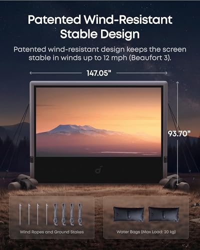 Image of soundcore Nebula X1 Pro Mobile Theater: 4K Triple Laser Projector with 120 inch Silent Inflatable Screen, 3500 ANSI Lumens, 7.1.4 Dolby Atmos, 56000:1 Contrast, Optical Zoom, Wireless