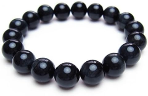 [機縁パワーストーン]パワーストーンブレスレット(メンズ) ブルータイガーアイAAAA(10月誕生石)10ミリ 金運 ワンカラーブレ