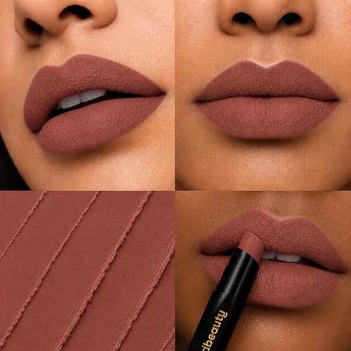 Image of BAKED BEAUTY Lip Crayon Lipstick with Light Weight & Nourishing Formula, Set of 3, 2.5g each (Brownie Bite)