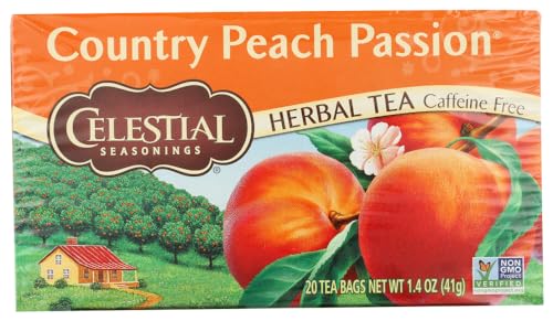 Celestial Seasonings Herbal Tea,Country Peach Passion, (2 Pack)