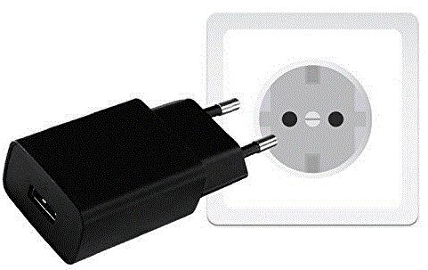 TOP CHARGEUR * Adattatore Caricatore Caricabatteria Alimentatore 5V per Telefono Fisso Vodafone Neo 3100V
