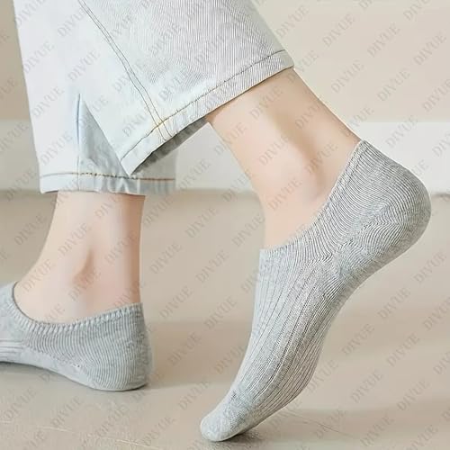 Image of DIVUE Ankle Length Low cut Socks for Men & Women | 6 Pair Multi Color Combo Pack | Soft Cotton Stretch Fabric | Breathable, Sweat Absorbent & Durable | ankle Casual Sports Socks