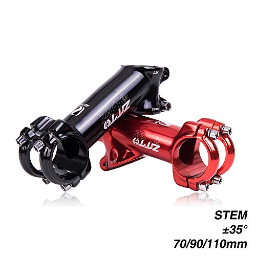 Haste do guiador da bicicleta, Romacci Haste do guiador de bicicleta polida para MTB Haste para bici