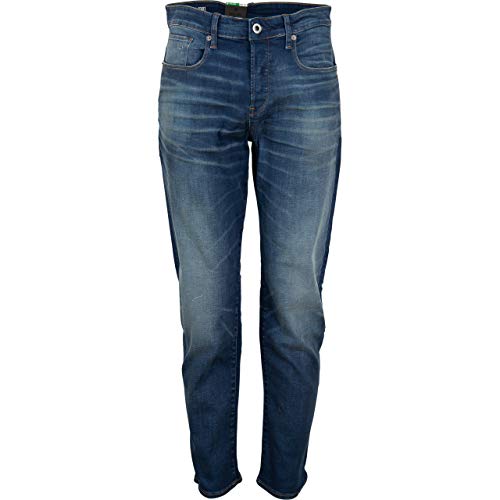 G Star Para Hombre Jeans 3301 Regular Straight, Azul (worker blue faded 51004 A088 A888), 26W / 32L