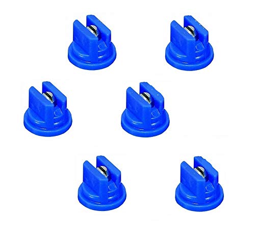 Pack of 6 - TeeJet Even Flat Spray Tips 80° Polymer w/SS Insert 0.3 GPM @ 40 PSI Farmer Bob's Parts TP8003EVS