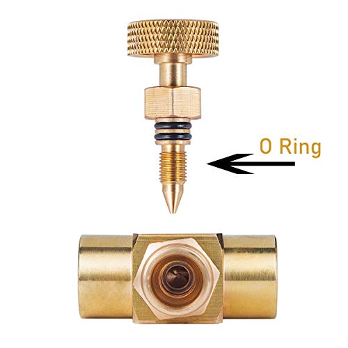 Breezliy 2 Pieces Heavy Duty Brass Instrument Replacement Control Needle Valve 1/4" Npt Female X 1/4" Npt Female Connection #TOP3