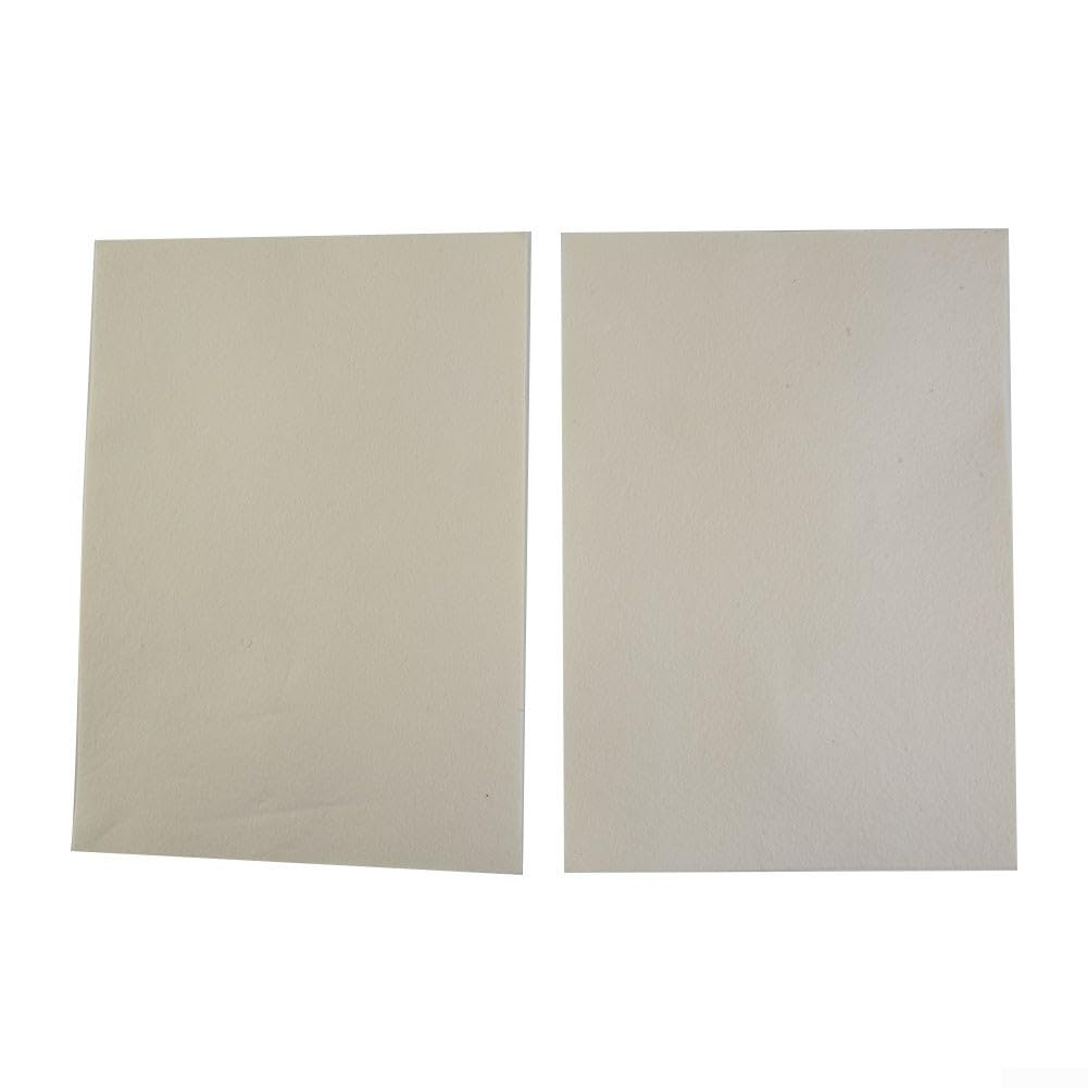 Honseadek Para A4 Juego de papel de junta de fibra de cerámica para sellar tubos de combustión y vidrio de horno con tolerancia de alta temperatura (A)