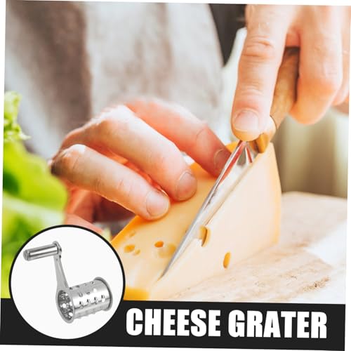 Rallador giratorio manual Alipis acero inoxidable 2 piezas miniatura 7