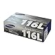 Samsung MLT-D116L/ELS Original Toner (Hohe Reichweite, Kompatibel mit: 2825/2835, M2675/2875/2885) schwarz