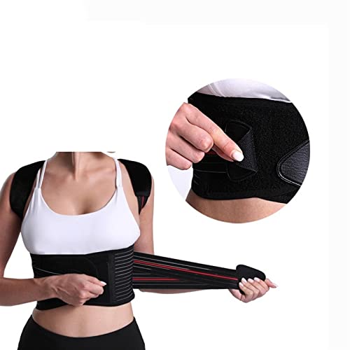 Correcteur de posture avec fixateur dorsal réglable pour aligner le dos - 4