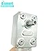 BRINGSMART JGY-370 12V 10rpm DC Worm Gear Motor 12 Volt High Torque Engine Mini Turbine Worm 12V Reducer Electric Motor Self-Locking for DIY Mini Geared Motor (JGY-370 12V 10rpm)