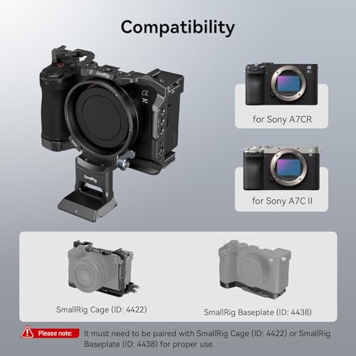 SMALLRIG Rotatable Collar Mount Plate for Sony A7CII / A7CR Camera, Need Using with 4422/4438 - Image 2