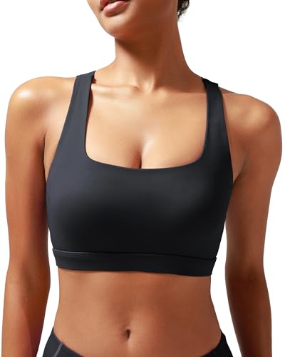 Image of RUNNING GIRL Sports Bras for Women, Molded Cup High Impact Sports Bra Workout Bras for Women High Support Racerback