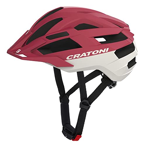 Elevato comfort Winora Cratoni C-Boost (MTB), Caschi Unisex Adulto, Rosso Opaco, M/L