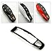 carmonmon Smart Key Pearl and Black Color Center Middle Trim Shell Cover Decal for Porsche 911 918 Panamera Macan Cayenne Cayman Boxster (Black)