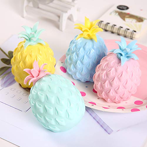 SOIMISS Conjunto 1 4Pcs Lento Subindo Brinquedo Frutas Fidget Bolas Cheias de Água Contas de Mão Bol
