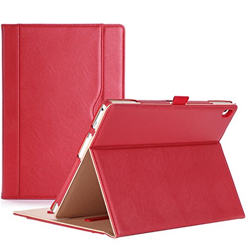 ProCase Lenovo Tab 4 10 Case - PU Leather Stand Folio Case Protective Cover for Lenovo Tab 4 Tablet 10.1 Inch 2017 Release (Model: TB-X304F/TB-X304N/ZA2J0007US) -Red