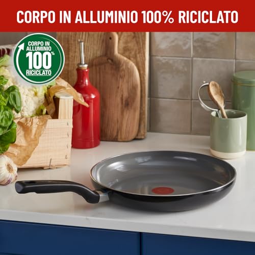 Lagostina Goccia Casseruola manico lungo 18 cm, Rivestimento in Ceramica Antiaderente, Scorrevolezza Ottimale, Pulizia Facile, Thermo-Signal, Sicura, Compatibile con Induzione - Immagine 5