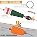 Dovesun Popping Cork Weighted Fishing Bobbers Floats Fishing Corks Popping Corks for Saltwater Freshwater Green Float Length-3in & Buoyancy-1oz*5pcs
