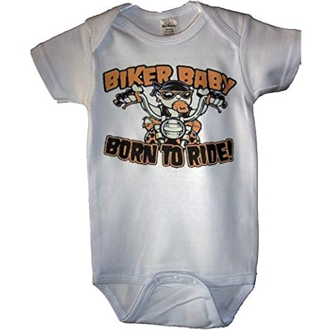 Handmade 4 Babies Biker Baby Bodysuit (3-6) Cover