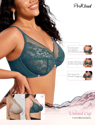 Image of ProKloud Minimizer Bras for Women Full Coverage Supportive Push Up Bra