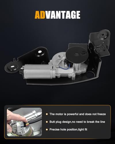 Image of ROADFAR Rear Windshield Wiper Motor Fit for Ford for Expedition 2003-2008 | Fit For Ford For Expedition 2003-2008|For Lincoln For Navigator 2003-2008|Replace 2L1Z17508BA|6L1Z17508AA|8 Pins