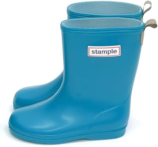 [スタンプル] [日本製] レインブーツ 長靴 キッズ 男の子 女の子 (ターコイズ, 20.0cm)