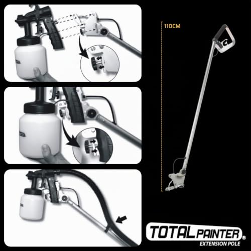 Palo extensible Total Painter para pintar techos sin escalera ni dolores de espalda 4