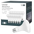 Linkind BR30 LED Flood Light Bulbs Indoor, 65W Equivalent Dimmable LED Recessed Bulbs, 10W 850 Lumens, 4000K Cool White E26 Base, Recessed Can Light Bulb for Bedroom Dining Room Bathroom, 12 Packs