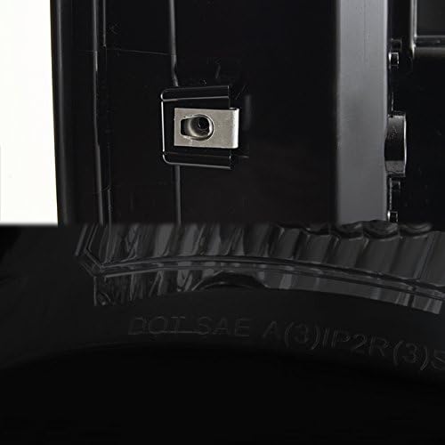 AKKON - For [L-Shape LED Light Tube] 16-18 GMC Sierra 1500 Black Smoked Tail Lights Brake Lamp Assembly Pair