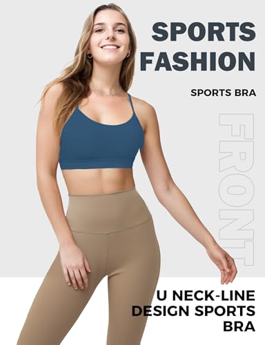 Image of Buauty Sports Bra for Women, Y Back Light Support Workout Bra with Removable Pads for Yoga Pilates Gym