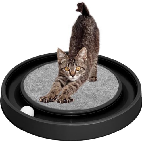 Arranhador Para Gato Brinquedo Pet De Chão Com Bolinha