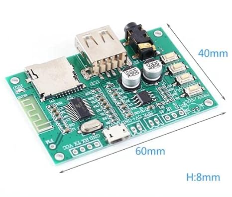 SANEC BT-201 MP3 Bluetooth 5.0 digital power amplifier module