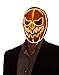 Halloween Masks Led Light Up Pumpkin Skull Face Mask (Orange)