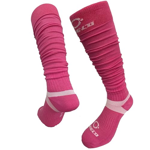 O SHIELD Football Scrunch Socks, Extra Long Athletic Soccer Achilles Supporter, Comfortable Material Cottons