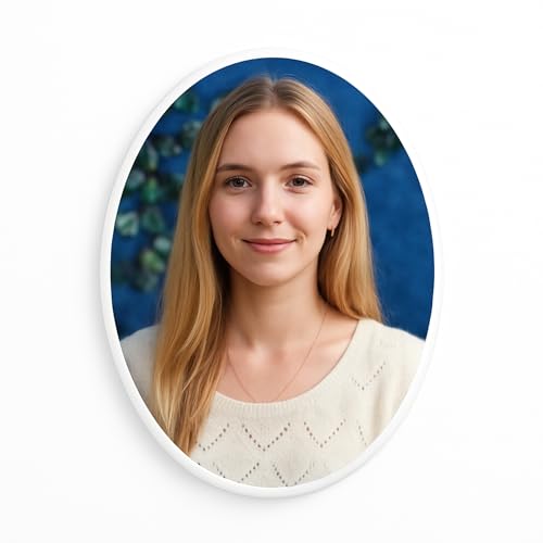 Tinykniv – Photo mémorielle en céramique personnalisée – Image en porcelaine cuite au four, résistante aux intempéries et à la décoloration –...